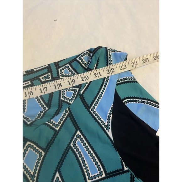 Nicole Miller Womens Dress Size Small Green Shift Mini Long Sleeve Retro Flaw - Picture 16 of 16